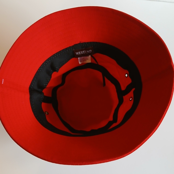 Red Bucket Hat - Picture 2 of 2